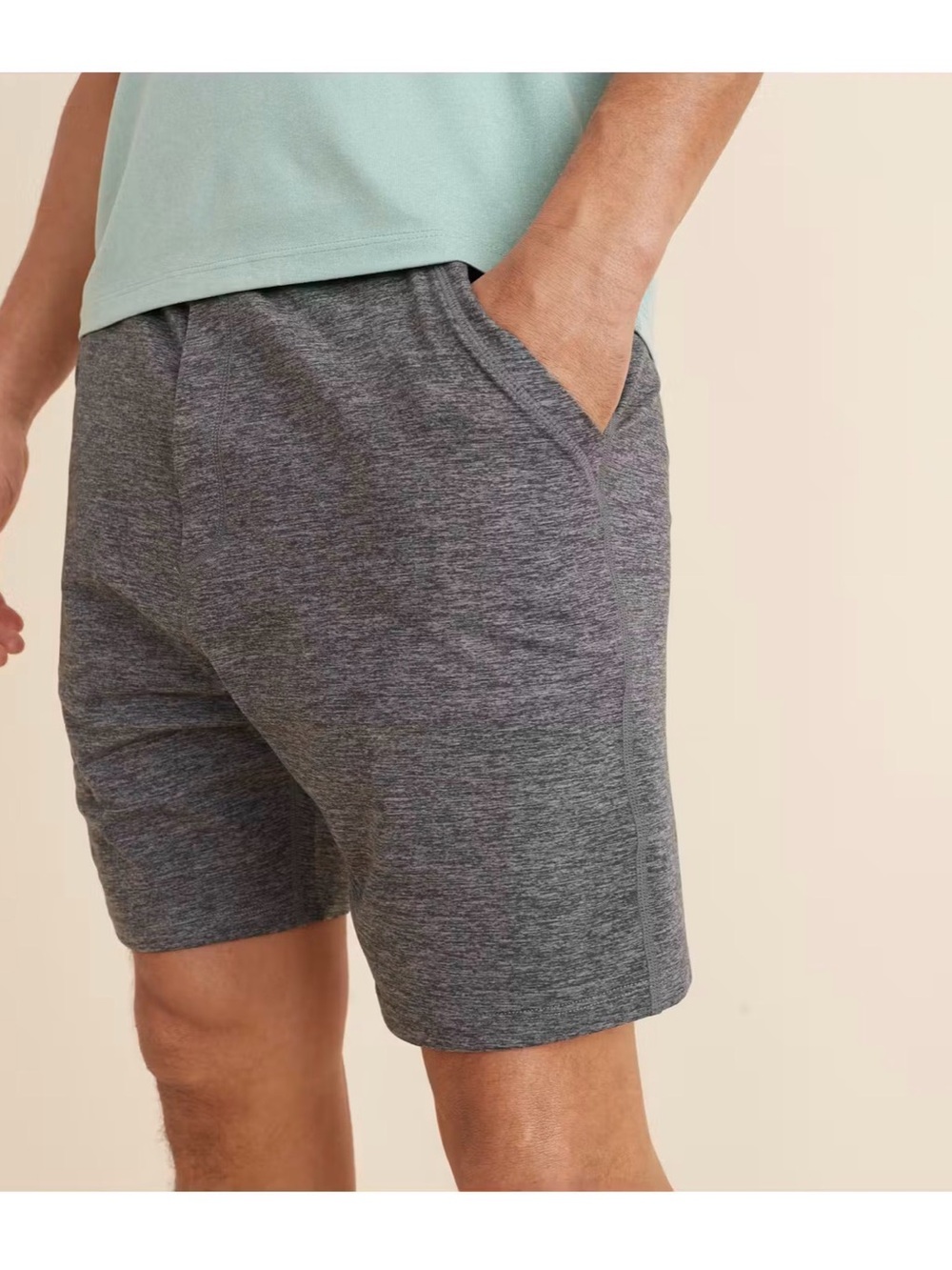 Marine Layer Sport Yoga Short 7” inseam Gray , Medium